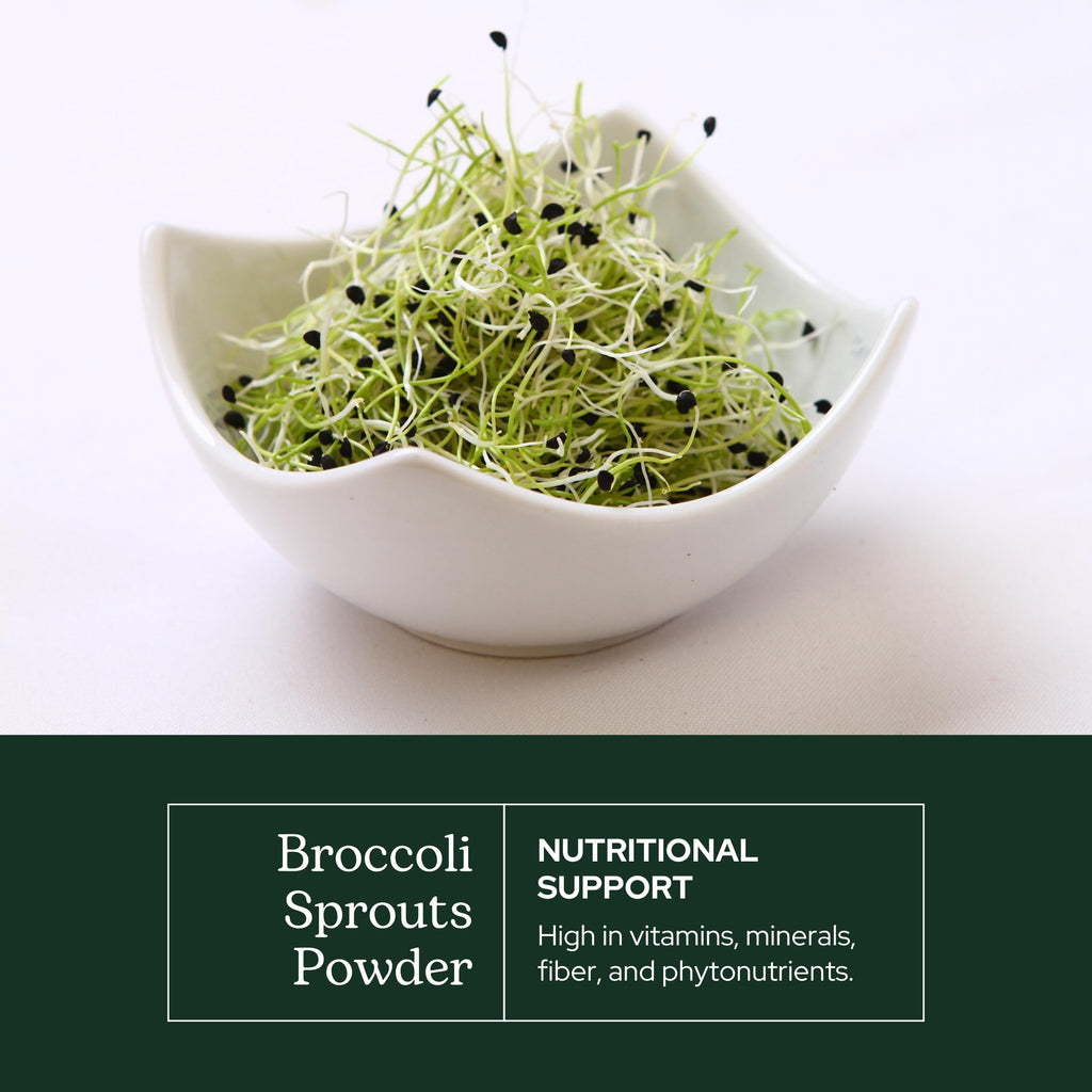 Eclectic Herb - Broccoli Sprouts Powder Nutritional Supplement | Vitamins + Minerals | Antioxidants & Immune | Superfood Powder + Daily Greens Drink Mix | USDA Organic, Non-GMO, Vegan (4.3 oz | 122 g)