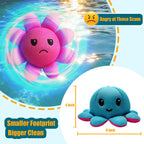 Exqusdy Hot Tub Scum Absorber, Reusable Spa Oil Absorbing Sponges with Waterproof Bag, 2PCS