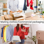 Svaldo 100pcs Frosted Zipper Bags for Clothes, Zipper Poly Clothing Bags for Packaging T-Shirt, 3 Mil, 14X12" with Vent Holes and Reinforced Sides, Frosted Bags for Shirt Packaging and Selling