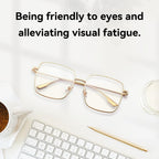 Dollger Blue Light Blocking Glasses women Anti Glare UV Filter Computer Gaming Glasses Retro matal square Eyeglasses Frame BLACK And Gold