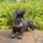 LC LCdecohome Dog Statues Outdoor Dachshund Décor 12.75 * 4 * 8.5 inch