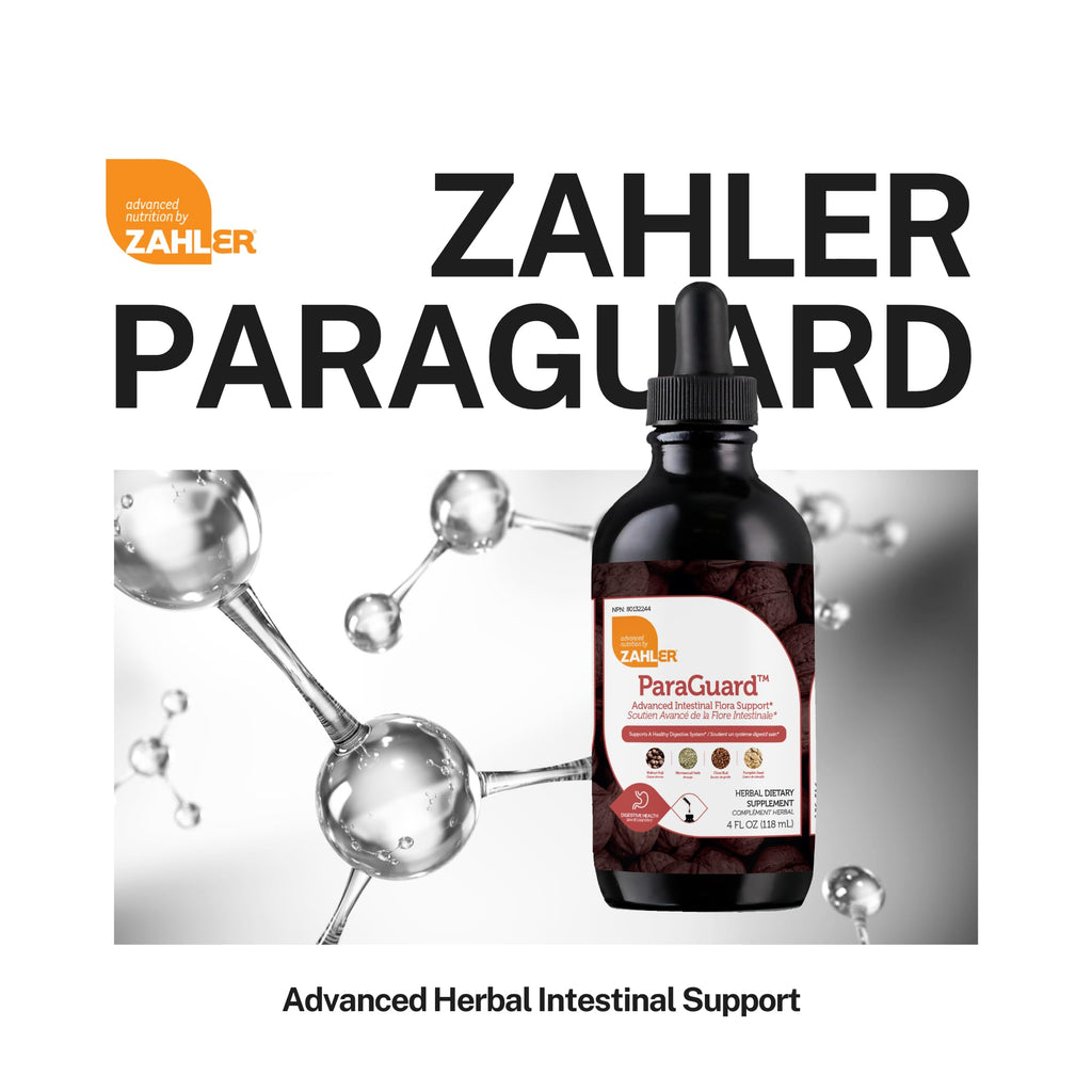Zahler - ParaGuard Liquid Drops - Gut Health Supplement - Formula has Wormwood, Garlic Bulb, Pumpkin Seed, Clove & More - Natural Support for Humans - Certified Kosher (4 Oz) (4 oz., Drop)