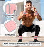 Ankle Weights, Wrist Leg Arm Weights for Women Men Kids with Adjustable Straps, Strength Training Weighted for Jogging, Running, Walking, Fitness, Gym Workout - 2LBS Pair (1 LB Each Weight), Light