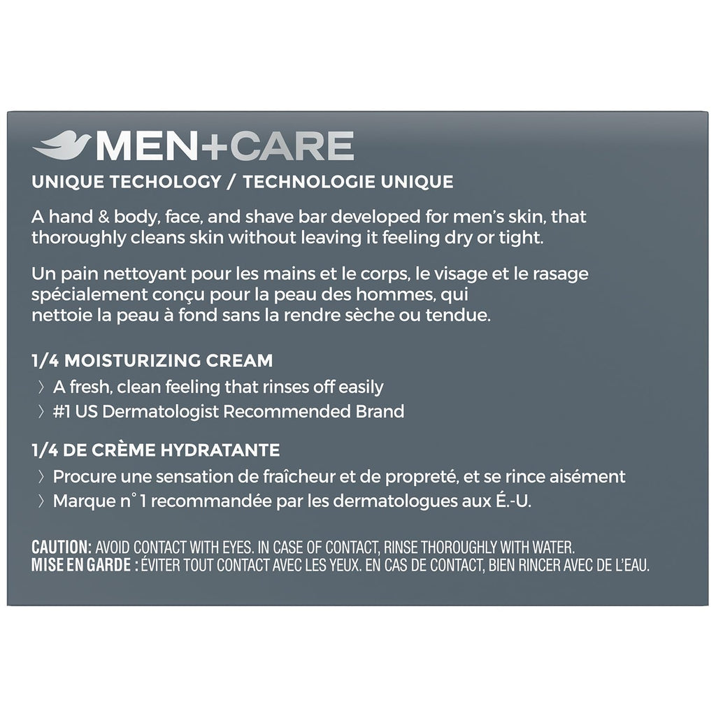 Dove Men+Care Soap Bar, Extra Fresh Scent 36-Pack – Hydrating 3-in-1 Body, Hand, and Face Cleanser for Men, 2.6 Oz Ea