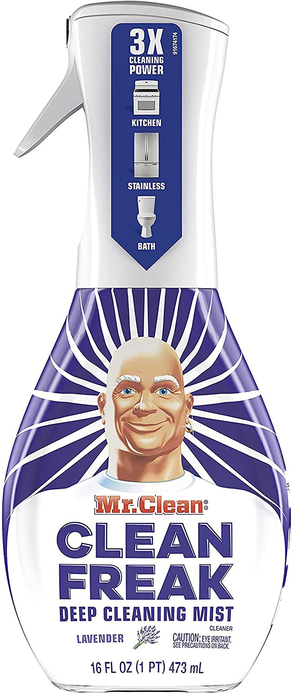 Mr. Clean Freak Deep Cleaning Mist Multi-Surface Spray Lavender Bundle, 1 Starter + 1 Refill