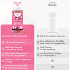 GOJOY NATURALS Prenatal Choline & DHA Gummies - Preconception to Postnatal Gummy Vitamin Supplement for Pregnant Women - Sweetened with Monk Fruit - 3rd Party Tested - Non GMO, Gluten Free, Vegan