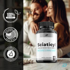 Sciaticyl Capsules – Sciaticyl Advanced Supplement Natural Blend Formula to Maintain Healthy Levels and Extra Strength (2 Pack - 120 Capsules)