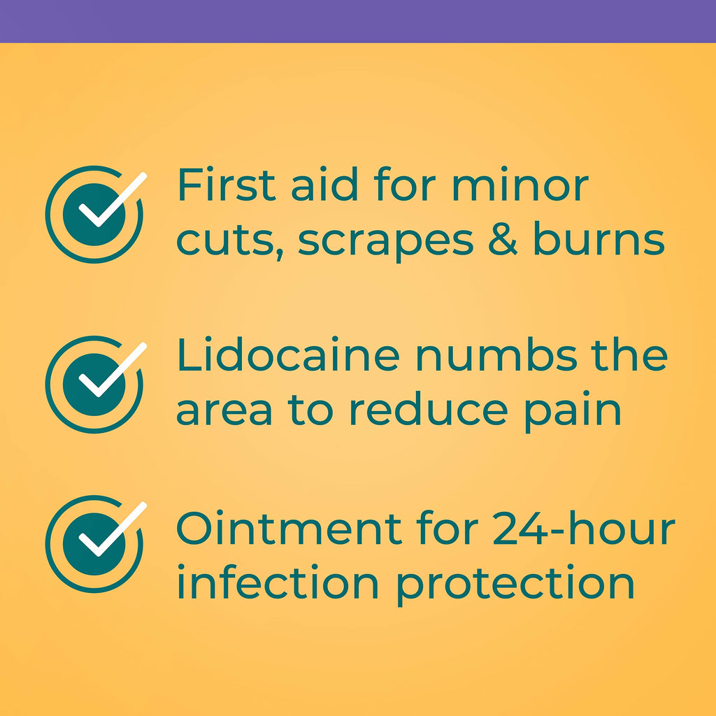 Neosporin + Lidocaine Pain Relief Triple Antibiotic Ointment, 1 oz