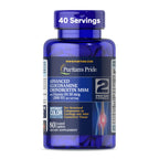 Puritan's Pride Advanced Glucosamine Chondroitin MSM With Vitamin D3 50mcg (2000 IU), Dietary Supplement for Joint Health, 80 Coated Tablets