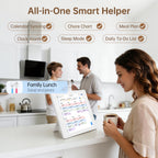 15.6" Digital Calendar Wall Touch Screen, Chore Chart, Photo Frame, Bases