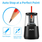 JARLINK Electric Pencil Sharpener, Heavy Duty Helical Blade, Auto Stop