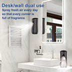 Automatic Air Freshener Spray Dispenser (2-Pack), Free Standing or Wall Mounted Adjustable Aromatherapy Machines for Home, Indoor, Bathrooms, Offices, Hotels and Commercial Places (B-01)