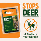 Dalen Deer-X Protective Netting for Gardens & Landscapes - 7 ft x 100 ft