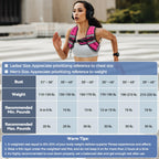 Zeerun Weighted Vest for Women & Men with Reflective Stripe and Adjustable Buckle, Comfortable & Durable Rucking Vest for Walking, Running & Strength Training, 8LBS-Pink