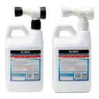 AL-NEW Outdoor Cleaner Combo Pack of 2 | Versatile Outdoor Cleaner Perfect For Use On Vinyl Siding, Composite Decking, Wood Fences, Outdoor Patios, Gutters, & More (Outdoor Cleaner Hose-End Combo Pack)