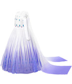 Aoiviss Girls Princess Costumes Snow Queen Princess Fancy Dress Up Clothes