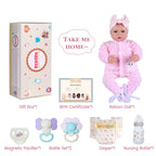 BABESIDE Reborn Baby Dolls - 20-inch Cute Soft Vinyl Realistic Baby Doll Real Life Baby Dolls with Complete Accessories Perfect for Cuddling, Playtime, and Gift Giving