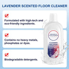 Floor Cleaner 1000ml Lavender Scent Compatible with Tineco Cleaning Solution, Residue & Streak Free, Suitable for All Robot Vacuum Cleaners and Wireless Wet Dry Dual-Use Vacuum Cleaners (Lavender)