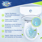 True Fresh Toilet Bowl Cleaner Tablets 26 Pack – Deodorizer & Septic Safe – Deep Cleaning, Odor Eliminator, Stain Remover for Long-Lasting Freshness – Fresh Ocean Scent