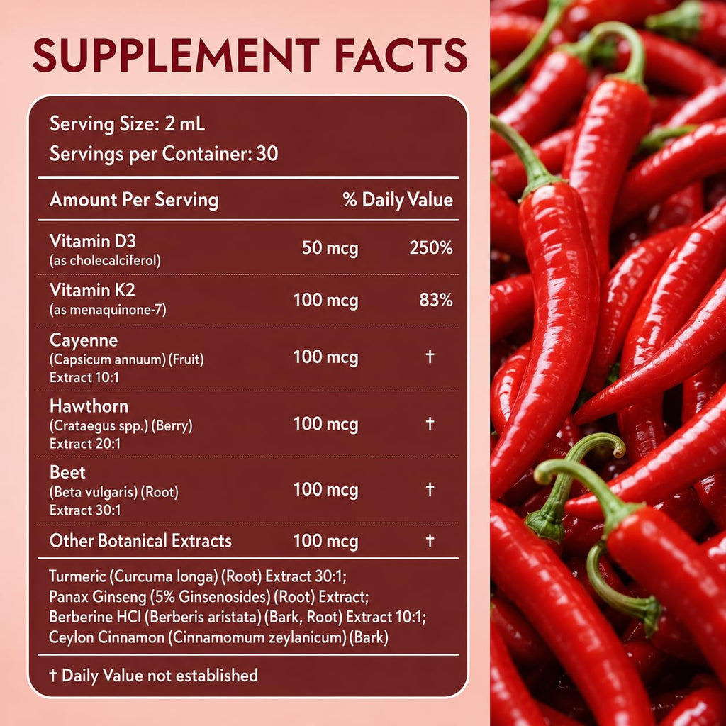 Nutralis Velestoff Cayenne Pepper Liquid Drops, Herbal & Vitamin Blend, 2 fl oz