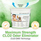 Biocide Systems Room Shocker Strong Odor Eliminator for Home & Office, Eco-Friendly Chlorine Dioxide Odor Bomb for House Interior Up to 400 Square Feet of Floor Space (4-Pack)