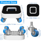 New Upgrade Furniture Sliders, Furniture Movers with Wheels, Furniture Lift Mover Tool Set with 360° Rotatable Wheels, Furniture Dolly for Moving Heavy Duty Sofa, Bed, Load Capacity Up to 750lb