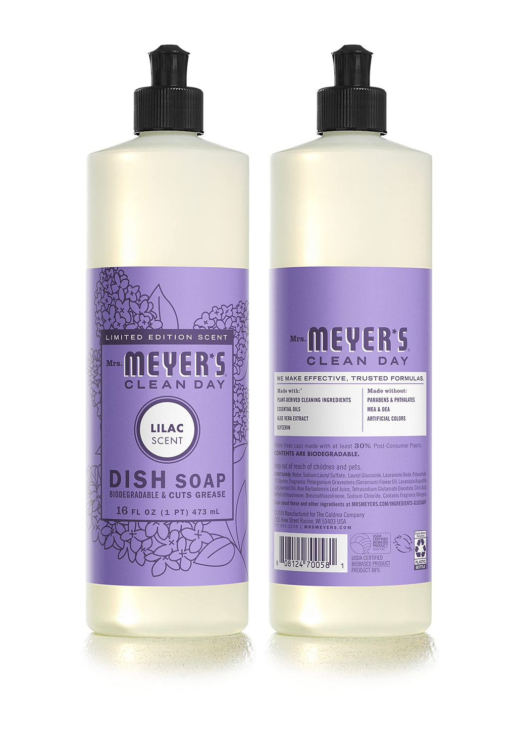 Mrs. MEYER'S Clean Day Limited Edition Lilac Scent Kitchen Basics Set