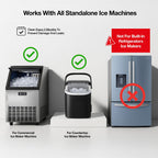 Ice Machine Cleaner and Descaler 32 oz | Ice Maker Cleaner for All Brands; Opal, Scotsman, Manitowoc, Affresh, etc. Countertop Icemaker Cleaners Solution | Icemaker Cleaners and Descaler 100% Active!