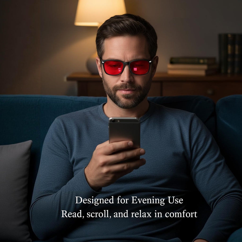 CHEERS DEVICES Reading Glasses for Men Gaming, Computer Eye Glasses with Red Lens, Blue Light Readers for Men Women- 1 Pair (1.5)