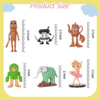 12 Pack Italian Brainrot Toys - Italian Brainrot Figures set featuring Ballerina Cappuccina, Chimpanzini Bananini, Bombardino Crocodilo, Tralalero Tralala and many more，Perfect Collection for Fans