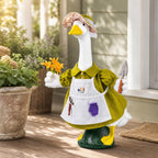 Spring Porch Goose Outfit Gardener Goose Costume for Outdoor Lawn Decor