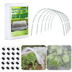 KLEWEE Garden Netting Kit for Raised Beds, 10x33ft Ultra Fine Mesh Netting