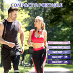 WIKDAY Resistance Bands for Working Out Exercise Loop Bands Workout Bands Set for Men Women Body Stretching, Training, Home Workout, Physical Therapy, Booty Legs, Set of 5 (Purple)