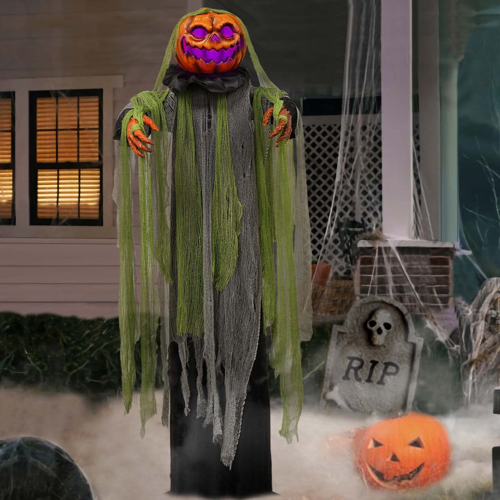6 Ft Animated Halloween Root of Evil Prop, Halloween Decorations Outdoor