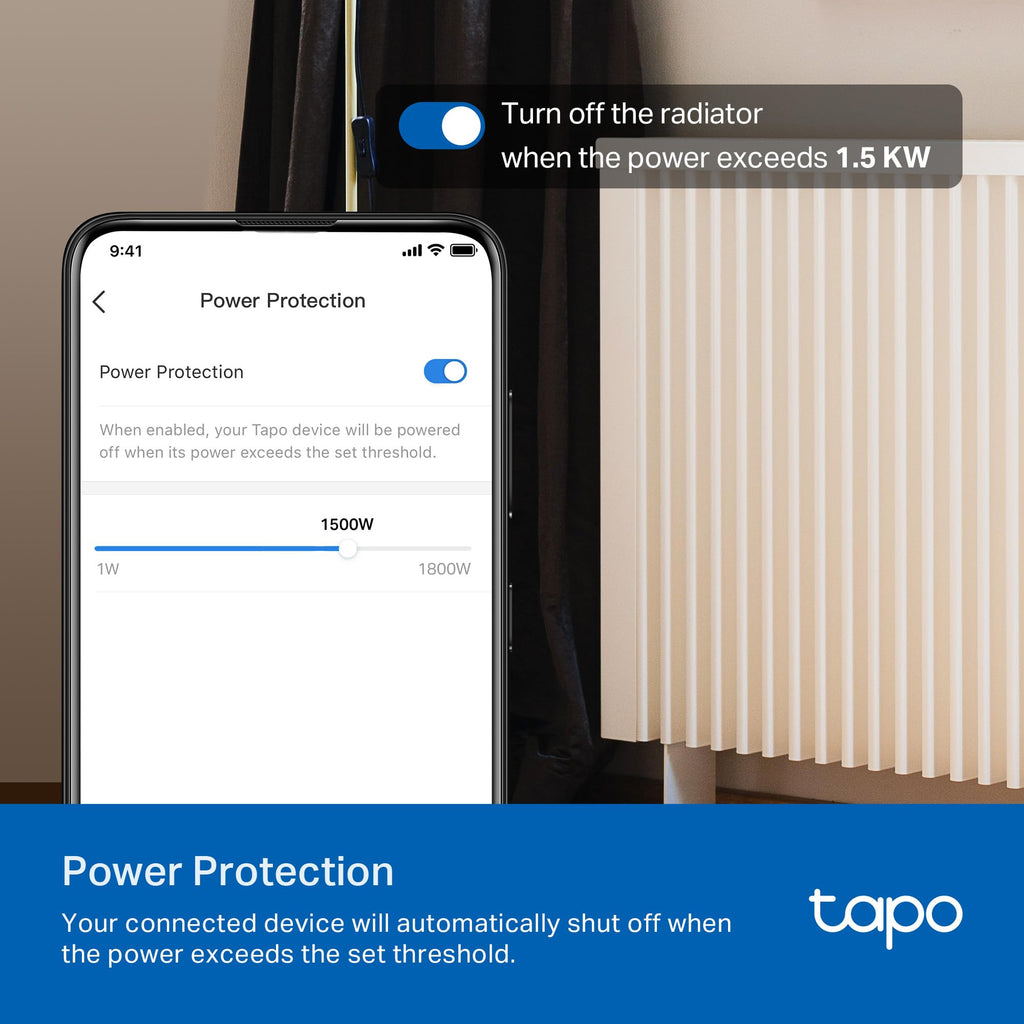TP-Link Tapo Smart Plug Mini, Matter Compatible, Compatible with Alexa, Google Home & Samsung SmartThings, Energy Monitoring, 15A, UL Certified, 2.4G Wi-Fi Only, Tapo P110M(2-Pack)