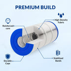 Swimara Pool Filter Cartridge, 5oz Trilobal Heavy-Duty Fabric, Ultra Series, Compatible with Hayward SwimClear C150S, Replacement for CX150XRE CS150E PA150S, 150 Sq. Ft. (10.1" Dia)