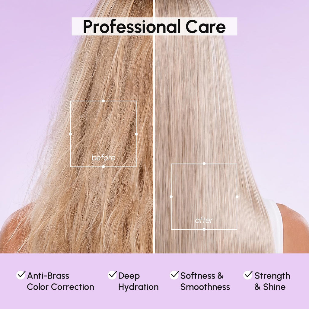 MAREE Purple Deep Conditioning Hair Mask for Damaged Hair & Blonde Toner