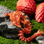 3D Printed Dragon Fidget Toys,12inch Flexible Dragon Toy 3D Printed Dragon Eggs with Dragon Inside,Easter Egg fillers,Easter Basket Stuffers,Easter Basket Essentials Fidget Toys