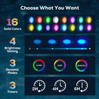 VICHTOP Pool Lights - 2 Pack, Rechargeable Submersible LED Pool Lights with Remote, IP68 Waterproof Underwater Pool Decor Light for Inground Pools, Above Ground Pools, Parties, Hot Tubs, Vase Bases