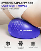 Trideer 9-Inch Pilates Ball, Small Exercise Ball for Yoga, Core Training, Physical Therapy, Balance, Stability and Stretching Pilates Equipment with Inflation Straw