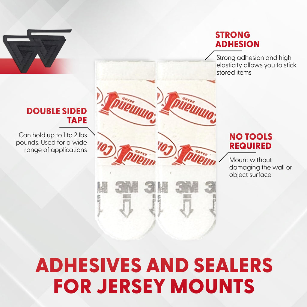 AVIVA Sports- Invisible Wall Jersey Hanger | Jersey Hanger for Wall Display | Great for Any Sports Jerseys | Sports Display (Single Pack)