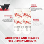 AVIVA Sports- Invisible Wall Jersey Hanger | Jersey Hanger for Wall Display | Great for Any Sports Jerseys | Sports Display (Single Pack)