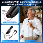 IceHeat Sound Amplifier for Seniors, Features Automatic Noise Reduction to Enhance Voices, Howling Suppression, Instant on-and-use Operation, and 7-Button Volume Adjustment