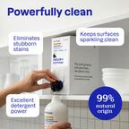 ATTITUDE All Purpose Cleaner Spray, EWG Verified, Vegan, Made with 94% Plant-Based Ingredients, Streak-Free for Kitchen, Bathroom, Glass & More, Unscented, 27.1 Fl Oz