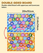 JoyCat Mystery Alphabet Box for Kids 26 PCS Letters Sorting Matching Game Activities Letter Sounds Fine Motor Learning Toys for Preschool Kindergarten Classroom - Easter Basket Stuffers Gifts