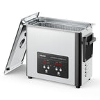 VEVOR 6L Ultrasonic Cleaner, Professional Ultrasonic Cleaner Machine with Cleaning Basket & Digital Display, 120W Stainless Steel 40kHz Cleaning Machine for Watches, Razors, Jewelry, Coins and More