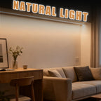 RadiantFlux 4000K 16.4Ft Led Strip Lights, Natural Light Strips Lights Indoor Use, Dimmable,Flexible, Super Bright LED Tape Lights for Living Room, Kitchen
