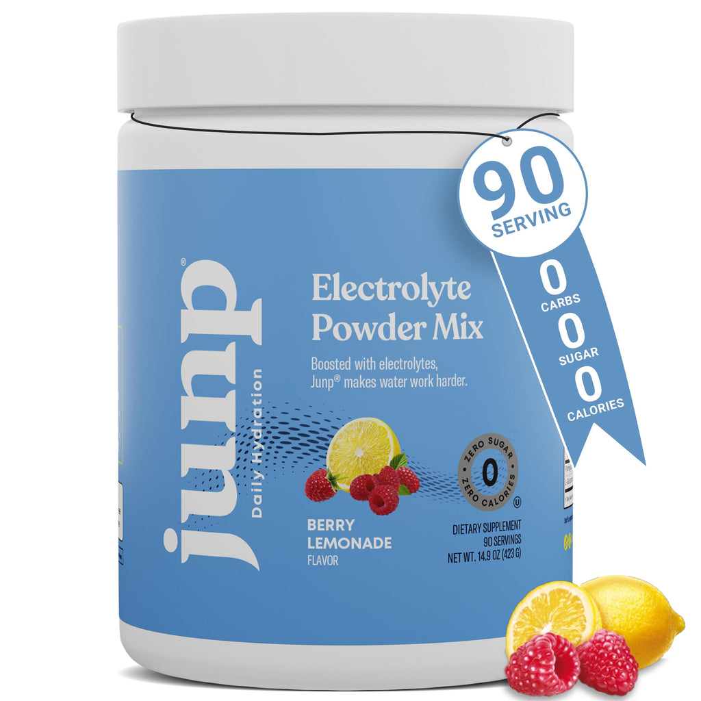 JUNP Electrolytes Powder No Sugar No Carbs - Exotic Tropical Dragonfruit Limeade Drink Mix - Potassium & Salt Electrolyte Hydration Powder Zero Calorie Sugar Free Electrolyte Powder, 180 Servings