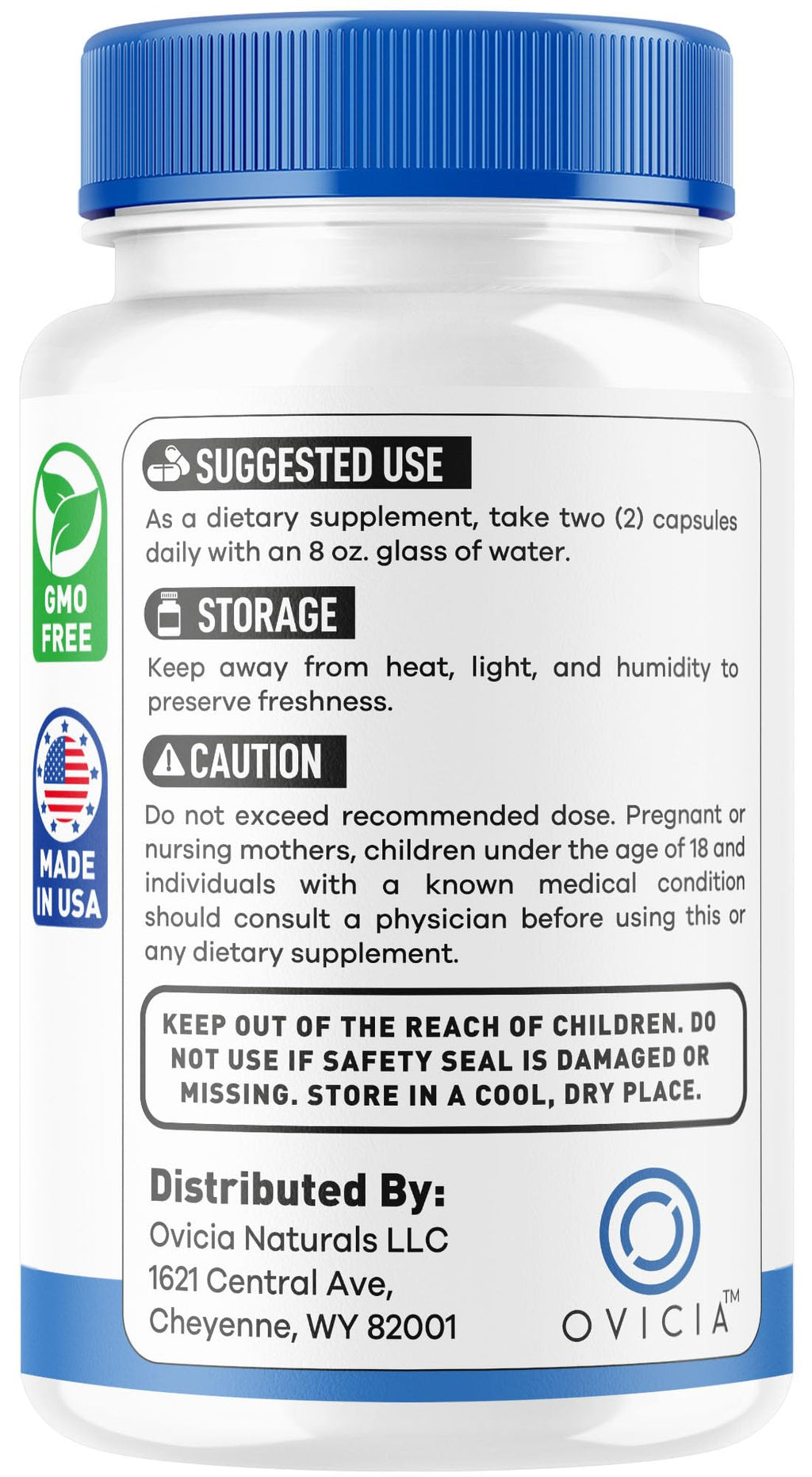 VisionVance Capsules - Official VisionVance Pills Advanced Premium Formula Support Maximum Strength, All Natural Ingredients Vitamins for Overall Health & Wellness, 60 Capsules for 1 Month