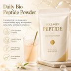Kunnozz Bio Peptide Powder, with Hyaluronic Acid, Probiotics, B Vitamins, Natural Flavor, 200 Grams